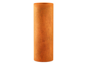 corten flower planter round metal 300x900 cortena.jpg