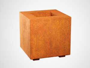 corten metal garden pot cubo1 a cortena.jpg
