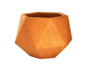 designer pot corten hexagon1 1 cortena.jpg