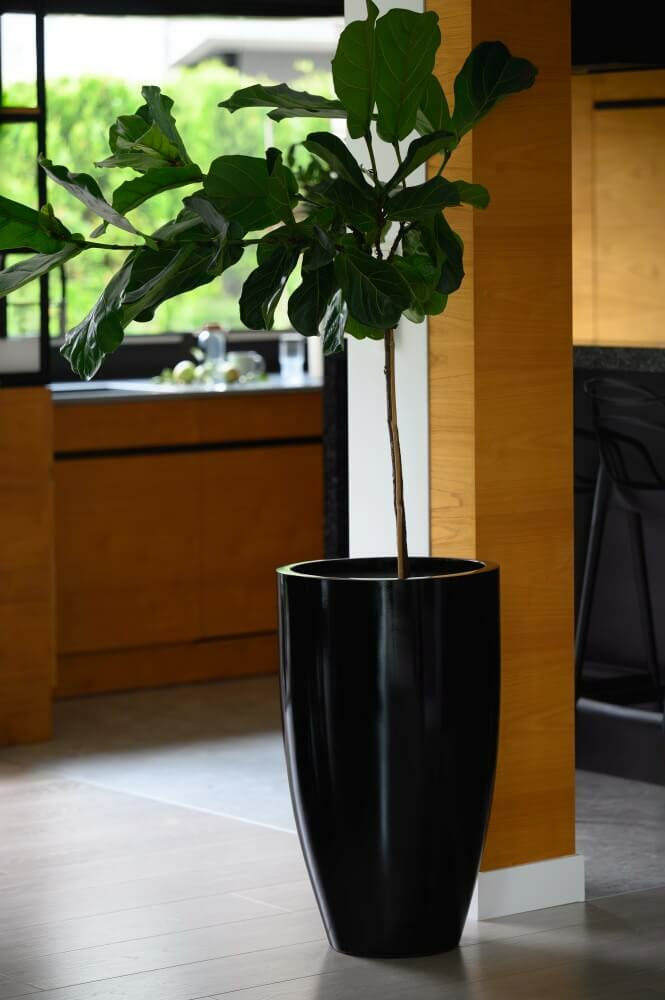 Buitenplantenbak Fiberglass – Ø 42 cm / H 78 cm Buitenplantenbak Fiberglass – Ø 42 cm / H 78 cm - foto 5