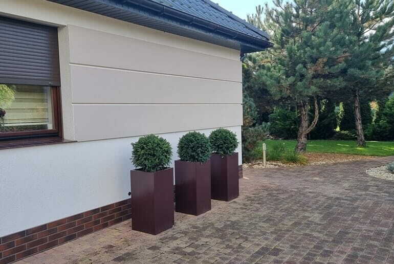 Buitenplantenbak Fiberglass – Ø 40 cm / H 80 cm – RAL-kleur naar keuze Buitenplantenbak Fiberglass – Ø 40 cm / H 80 cm – RAL-kleur naar keuze - foto 3