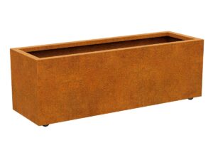 metal flowerpot on spikes movil 1 corten a cortena.jpg