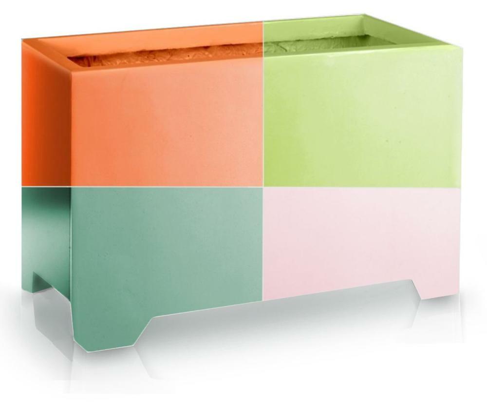 Buitenplantenbak Fiberglass – Ø 100x45 cm / H 55 cm – RAL-kleur naar keuze Buitenplantenbak Fiberglass – Ø 100x45 cm / H 55 cm – RAL-kleur naar keuze