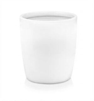 Witte keramische Mood plantenbak Polnix Ø22 x H26 cm